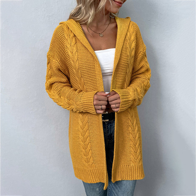 Drune | Bequemer Strickpullover mit Kapuze