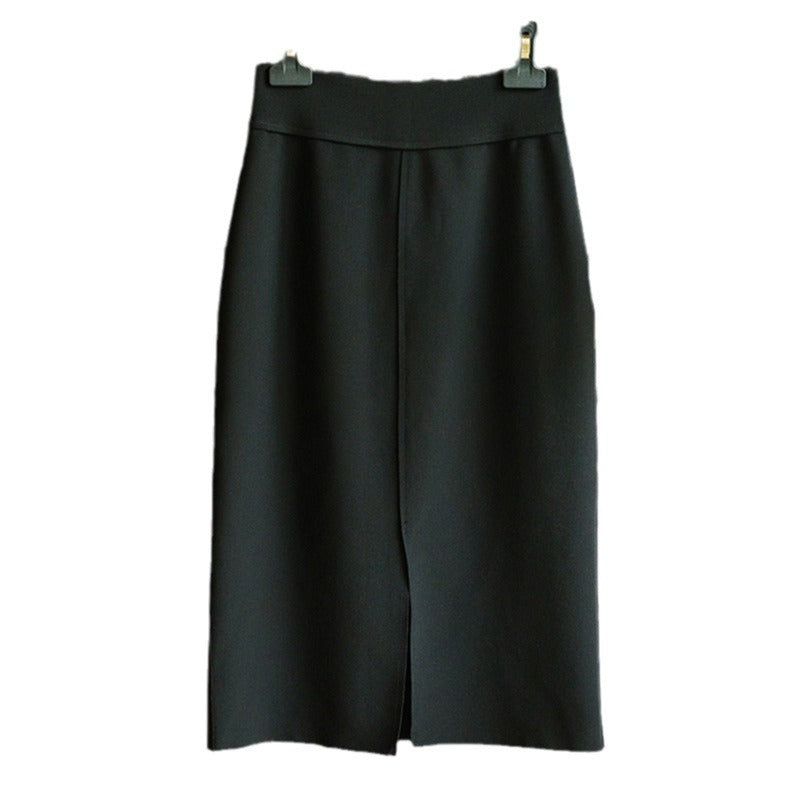Damen Eleganter, schmal geschnittener Midirock Drune