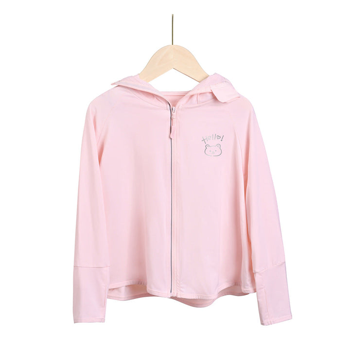 Mädchen praktische Kapuzenjacke mit tierisch verspieltem Design Drune