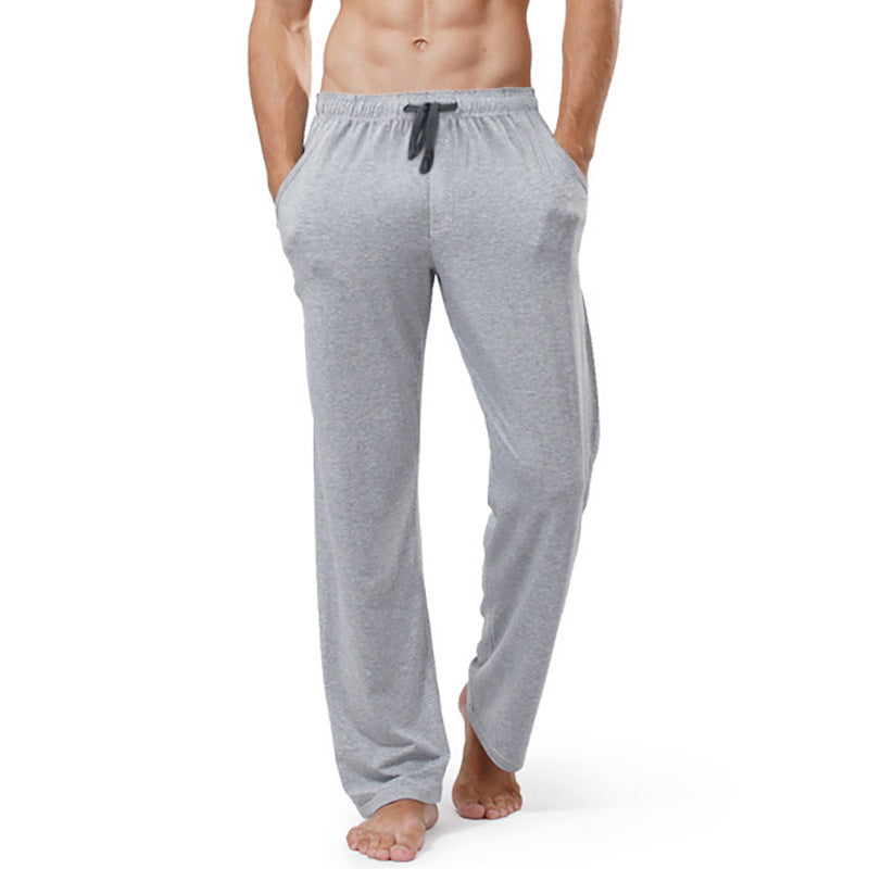 Herren nan Lounge- und Schlafhose aus weichem Jersey mit elastischem Bund und Seitentaschen Drune