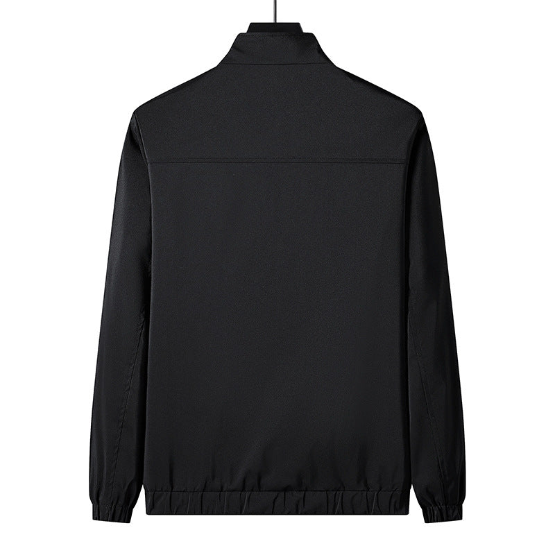 Herren Leichte Sportjacke mit hohem Kragen Drune