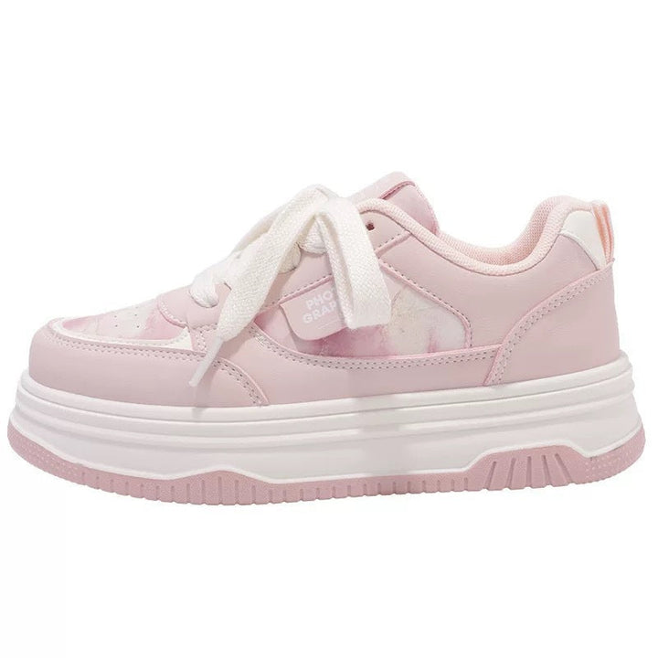 Damen Trendige Plateau-Sneaker mit komfortabler Dämpfung und modischer Silhouette Drune