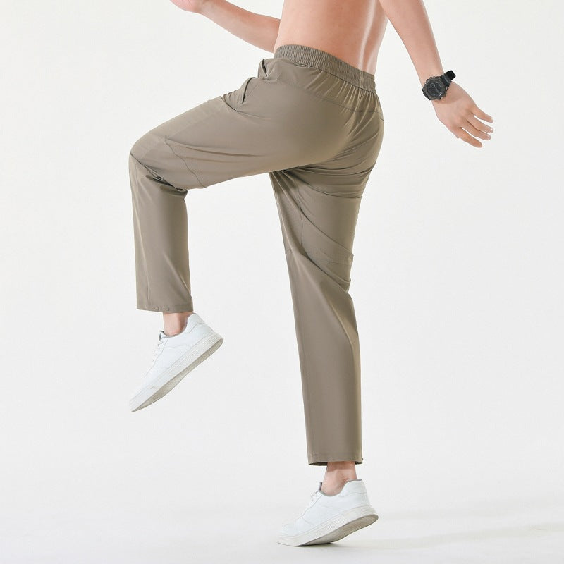 Herren Relaxed-Performance-Freizeithose mit elastischem Tunnelzug, schnell trocknendem Stretch & geradem Bein Drune