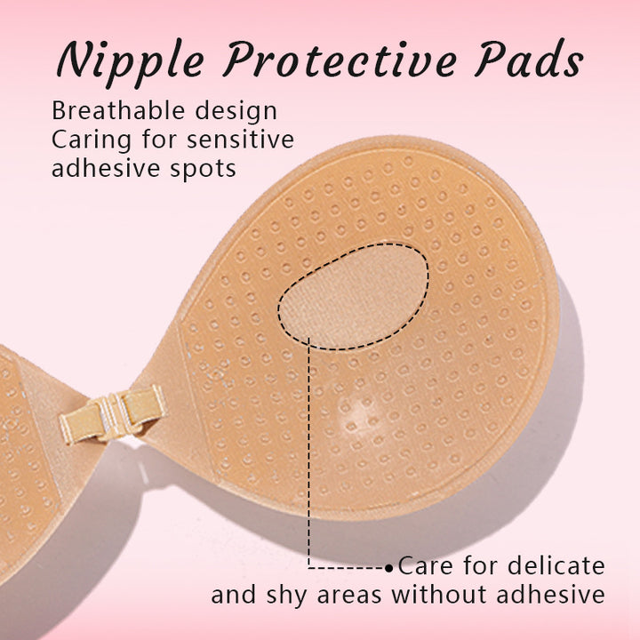 Damen Silikon Push-Up BH Cups Drune
