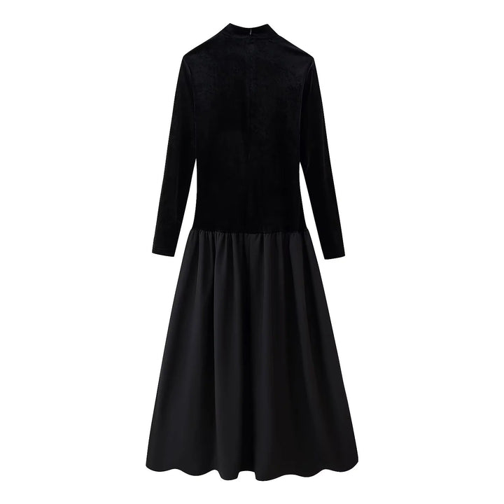 Damen Eleganter Maxirock mit voluminösem Schnitt und luxuriösem Satin-Finish Drune
