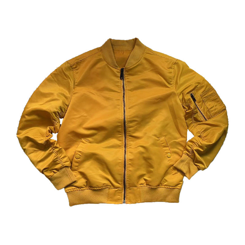 Herren nan urbaner Nylon-Bomber mit schlanker Silhouette, Ärmeltasche und windabweisender Außenhülle Drune