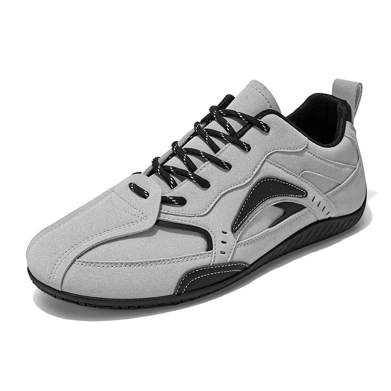 Unisex leichte Wildlederoptik Sneaker mit gepolstertem Komfortfußbett und griffiger Gumsohle Drune