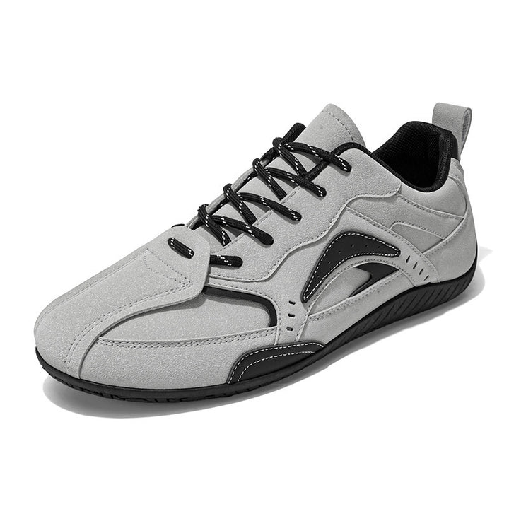 Unisex leichte Wildlederoptik Sneaker mit gepolstertem Komfortfußbett und griffiger Gumsohle Drune