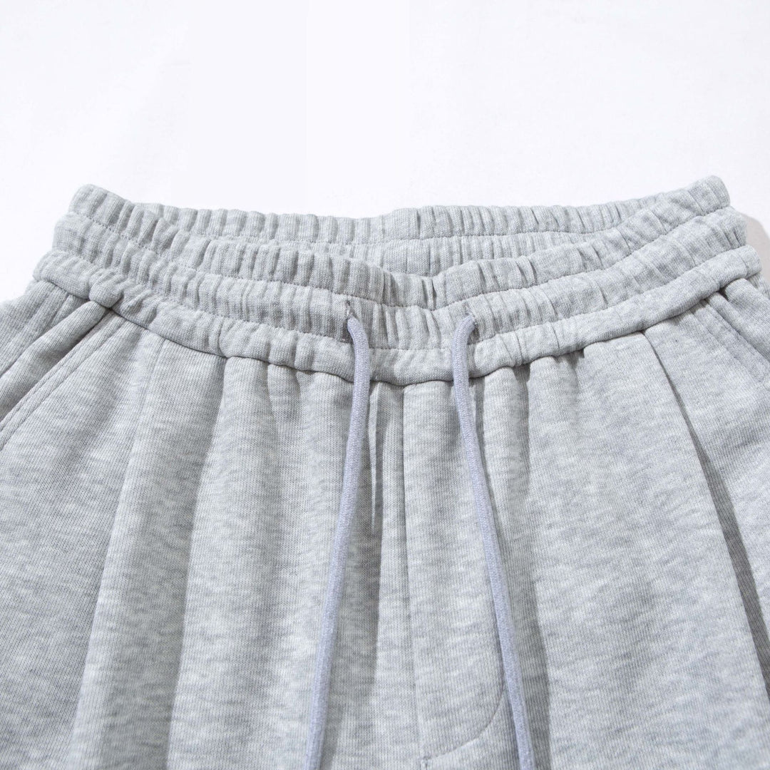 Damen Weite Cropped-Sweathose mit Tunnelzug, Cargo-Taschen und Reißverschluss-Details Drune
