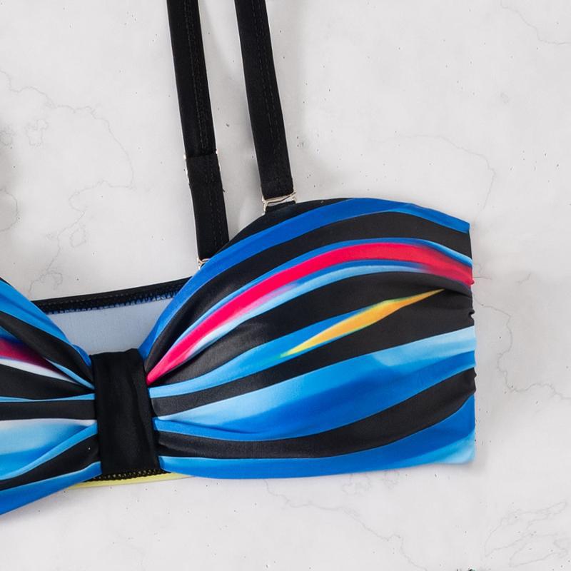 Damen-Bikini-Set mit raffinierten Knoten-Detail Drune