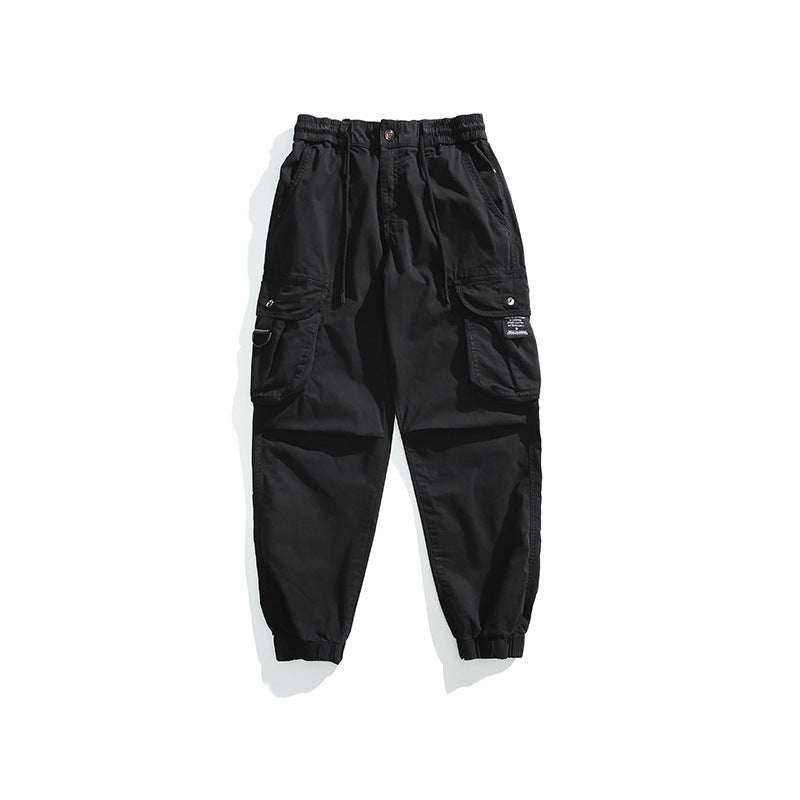 Herren Relaxed‑Fit Ripstop Cargojoggerhose mit D Ring und Mehrfachtaschen Drune