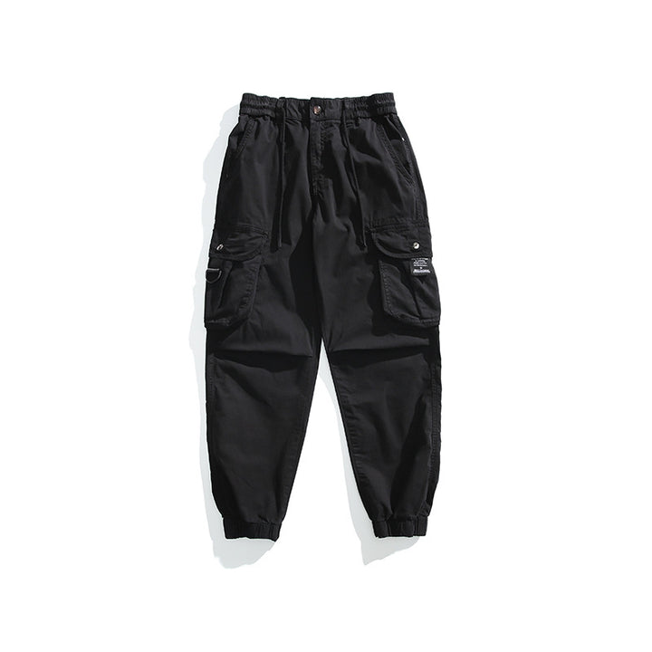 Herren Relaxed‑Fit Ripstop Cargojoggerhose mit D Ring und Mehrfachtaschen Drune