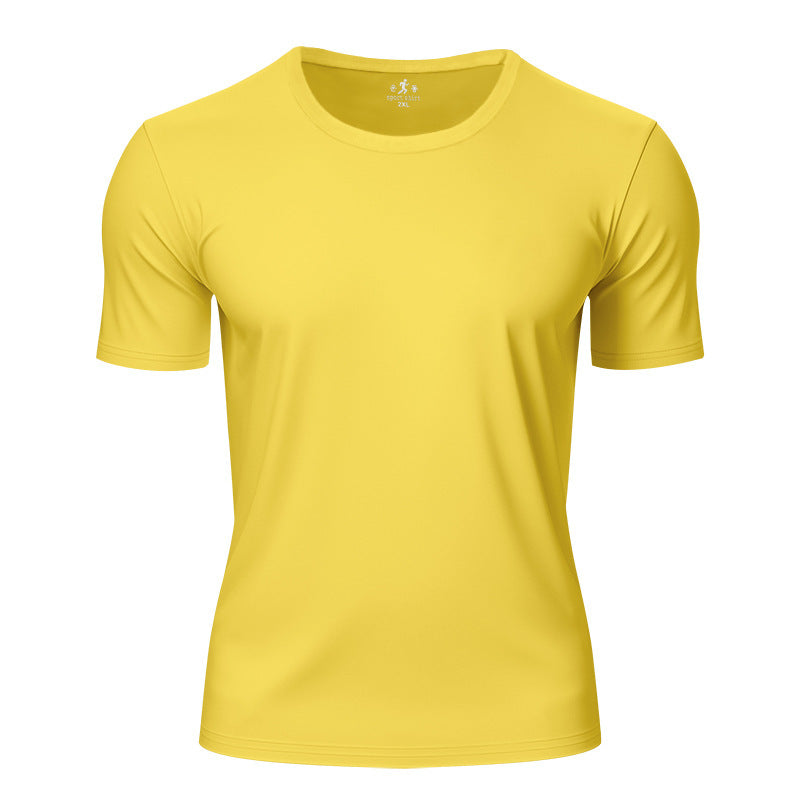 Herren nan leichtes Kurzarm-Funktionsshirt mit Rundhalsausschnitt schnelltrocknendem Stretchgewebe und flachen Nähten Drune