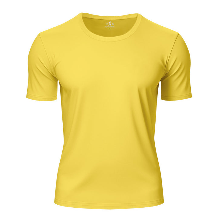 Herren nan leichtes Kurzarm-Funktionsshirt mit Rundhalsausschnitt schnelltrocknendem Stretchgewebe und flachen Nähten Drune