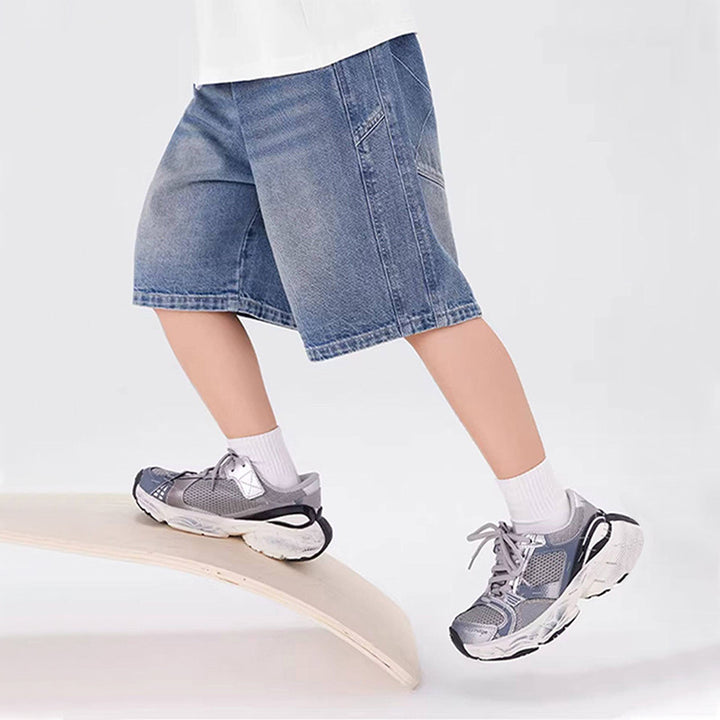 Jungen lässige Denim-Shorts mit einzigartigen Details Drune