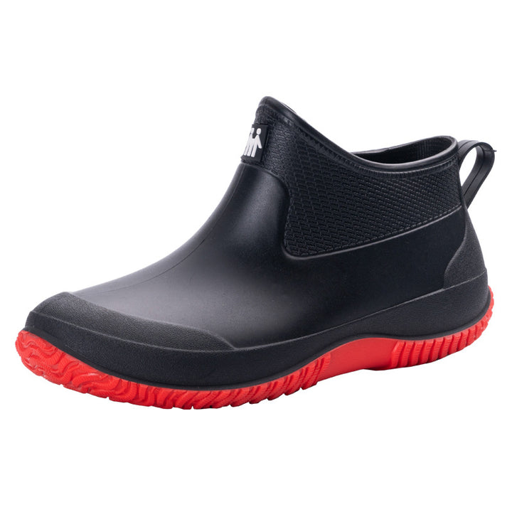 Herren Kurzschaftige wasserdichte Gummistiefelette mit griffiger Profilsohle Drune