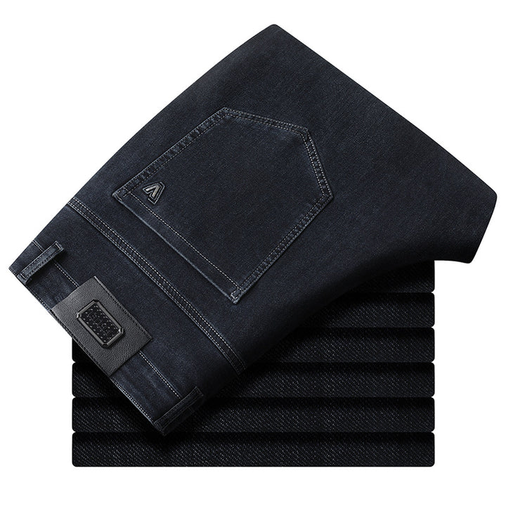 Damen High‑Waist Cropped Slim‑Tapered Jeans mit Stretch und Five‑Pocket‑Design Drune