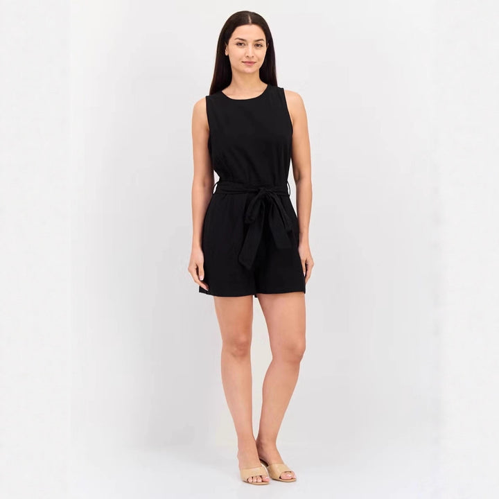 Damen Jumpsuit mit eleganter Taillierung und praktischen Taschen Drune