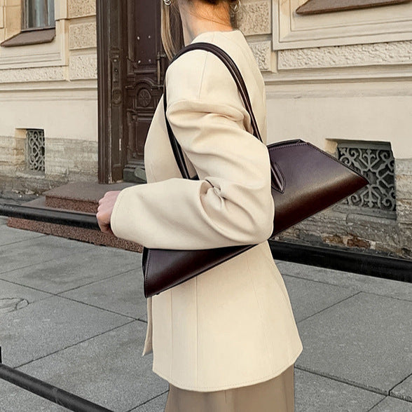 Damen Modischer Oversized Blazer mit strukturiertem Schnitt und Knopfdetails Drune