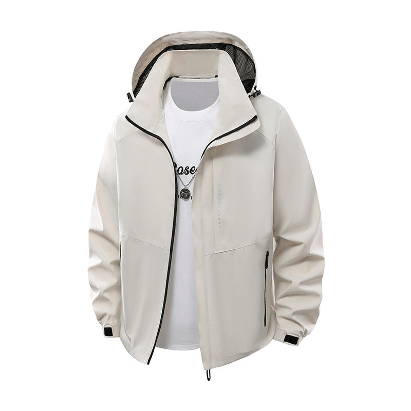 Herren Atmungsaktive Outdoor-Jacke