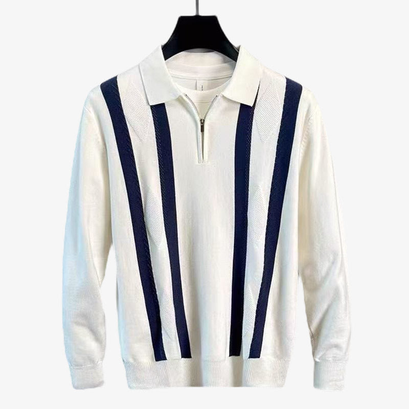 Herren Stilvolles Kurzarm Poloshirt mit strukturiertem Design Drune