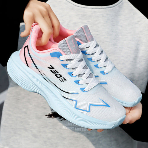 Damen Sportliche Running-Sneakers mit atmungsaktiver Mesh-Oberfläche und rutschfester Sohle Drune