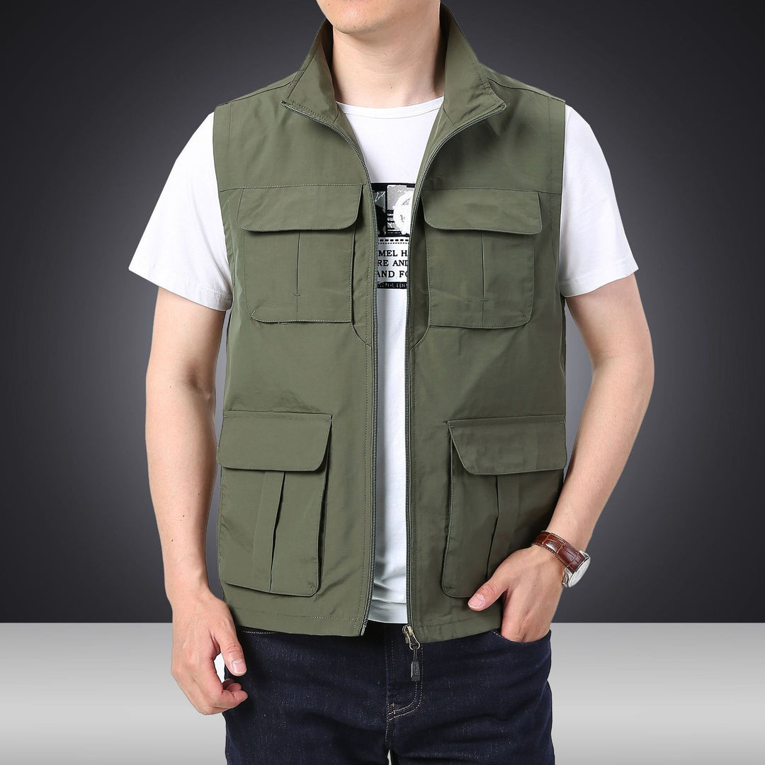 Herren Vielseitige Cargo-Weste Drune
