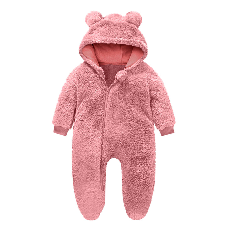 Kleinkind Fleece Overall mit Bärenohren Drune