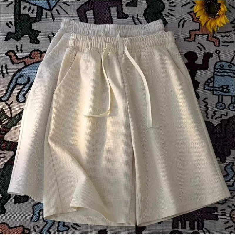 Herren Sportliche Mesh-Shorts mit elastischem Bund und Kordelzug Drune