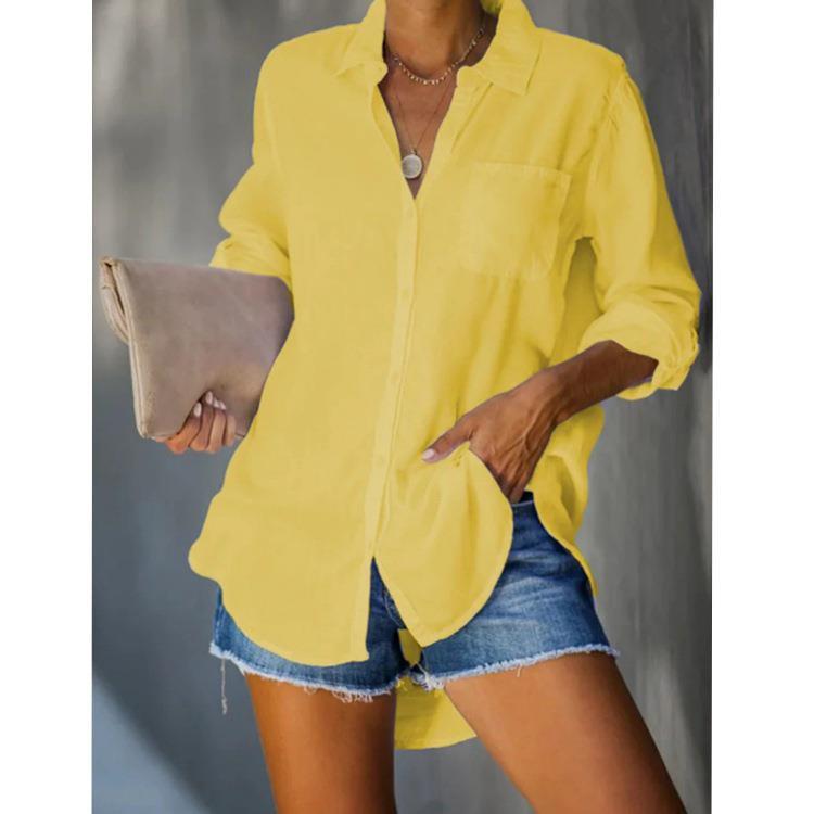 Damen lässige Hemdbluse Drune