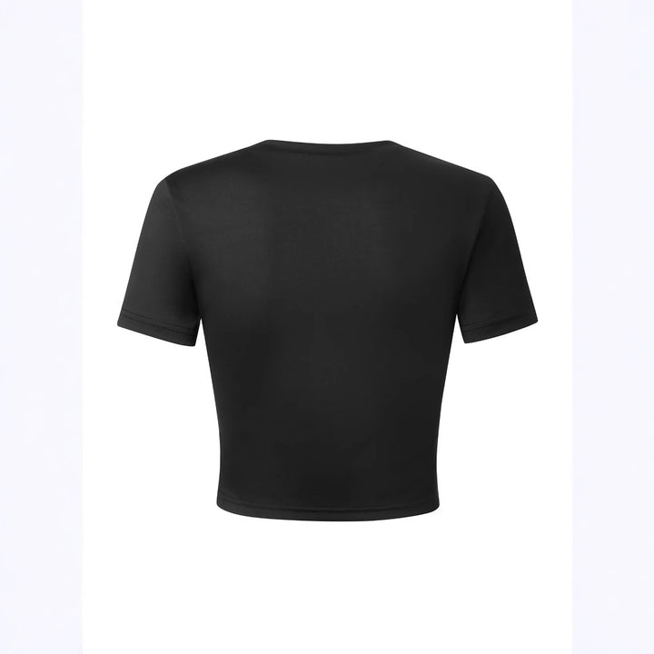Damen T-Shirt mit fröhlichen Kirschmotiven und hochwertigem Baumwollmaterial Drune