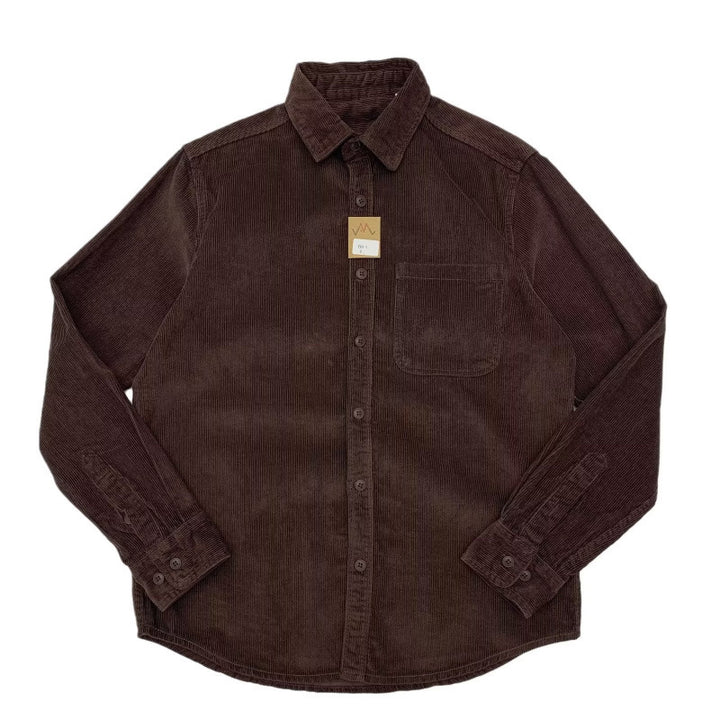 Herren Lässige Kord-Hemdjacke Drune