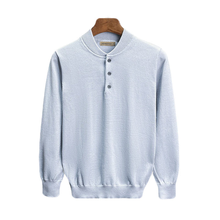 Herren trendiges Langarm-Polo Drune