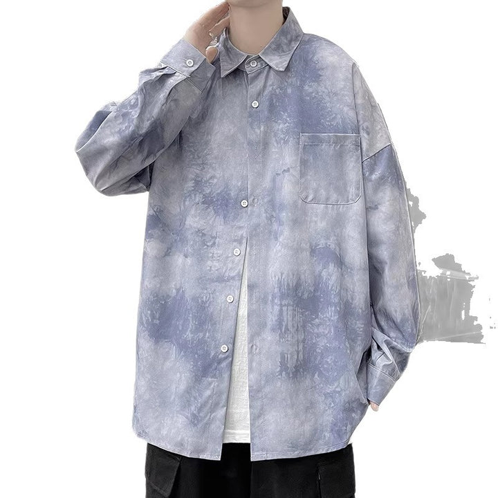 Damen Modisches Oversized Hemd mit Wollstruktur Drune
