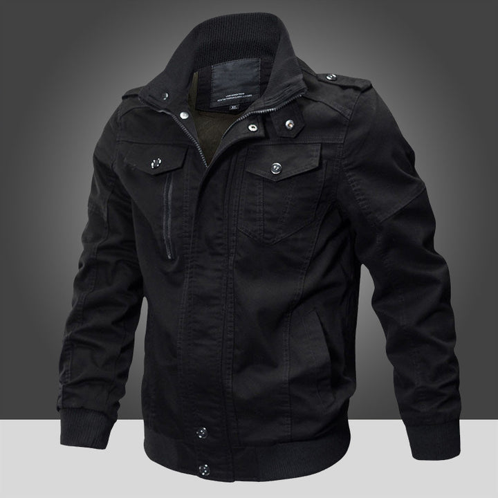 Herren Militärjacke mit praktischen Taschen Drune