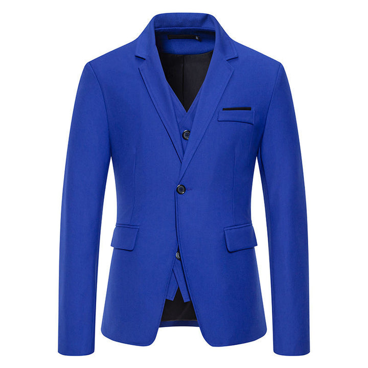 Herren Eleganter Drei-Teilig Anzug Set Drune 1749704439