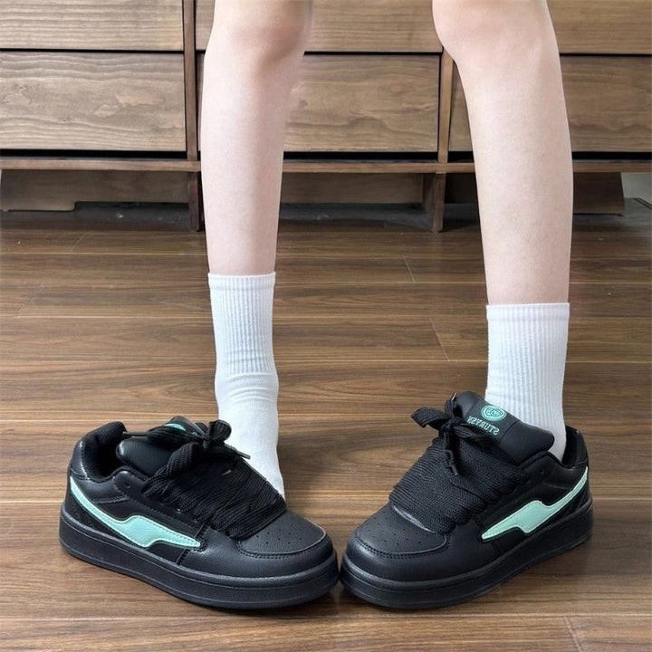 Damen Sneakers mit dickem Profil und atmungsaktiven Netz-Einsätzen Drune