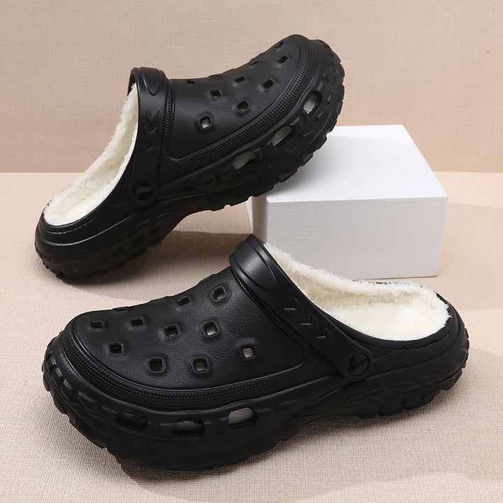 Bequeme Clogs zum Hineinschlüpfen mit Fleece-Futter Drune