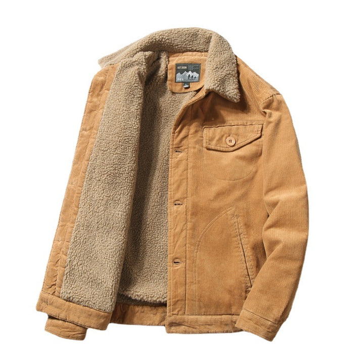 Herren Jacke mit Teddyfutter Drune