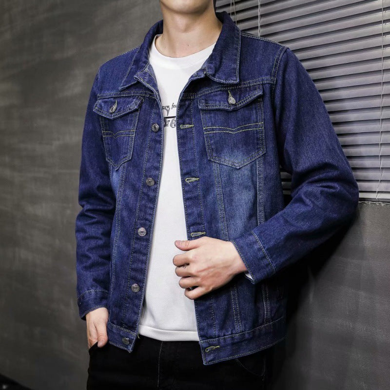 Herren Denimjacke mit Brusttaschen Drune