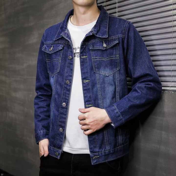 Herren Denimjacke mit Brusttaschen Drune