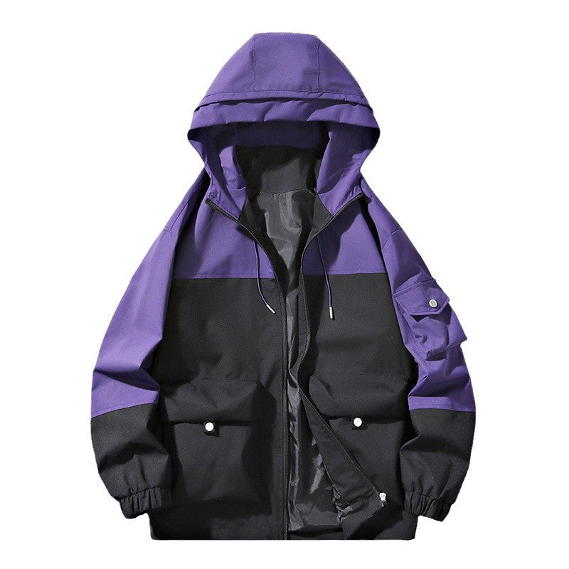 Damen Modische Freizeitjacke mit hohem Kragen Drune
