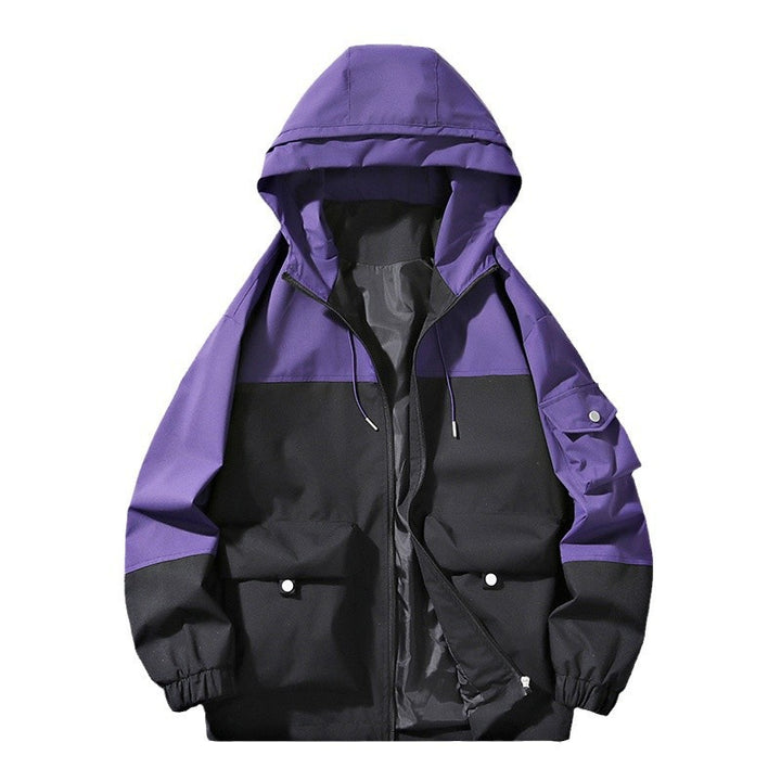 Damen Modische Freizeitjacke mit hohem Kragen Drune