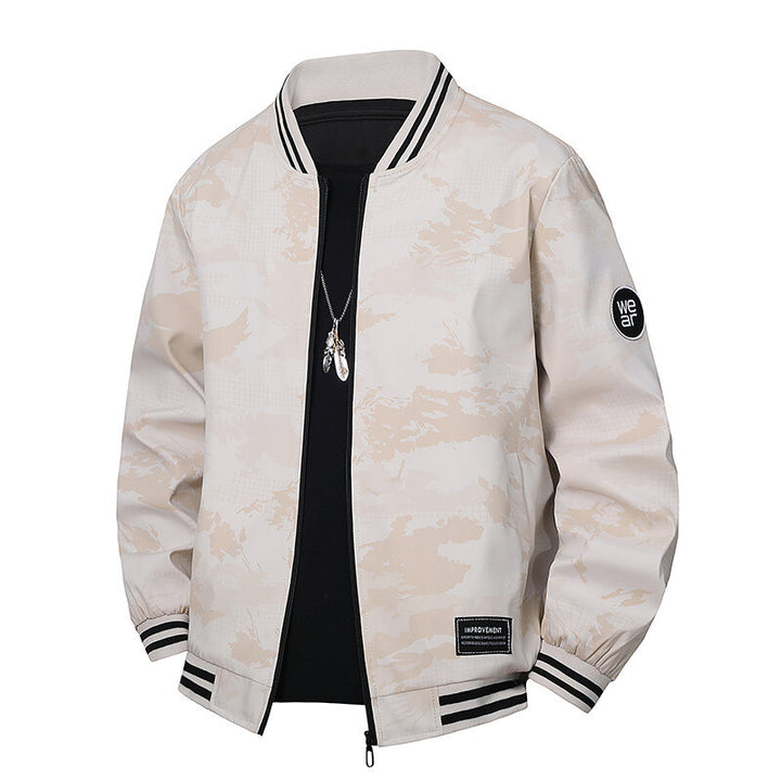 Herren Sportliche Bomberjacke mit kontrastierenden Details Drune