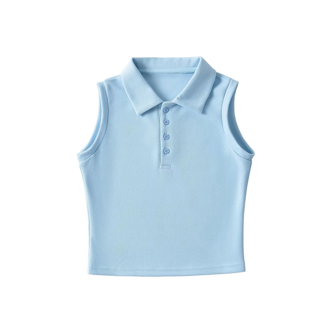 Damen Polo-Top ohne Ärmel mit feuchtigkeitsregulierender Funktion Drune