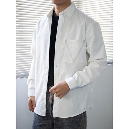 Herren Casual Hemd mit Taschen Drune