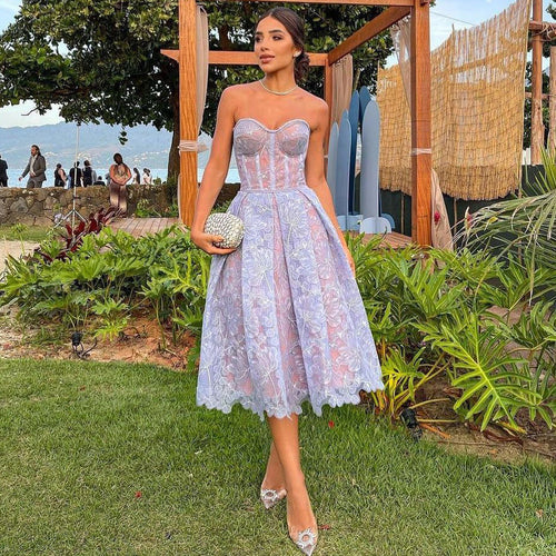 Drune | Spitzen Cocktailkleid Für Damen