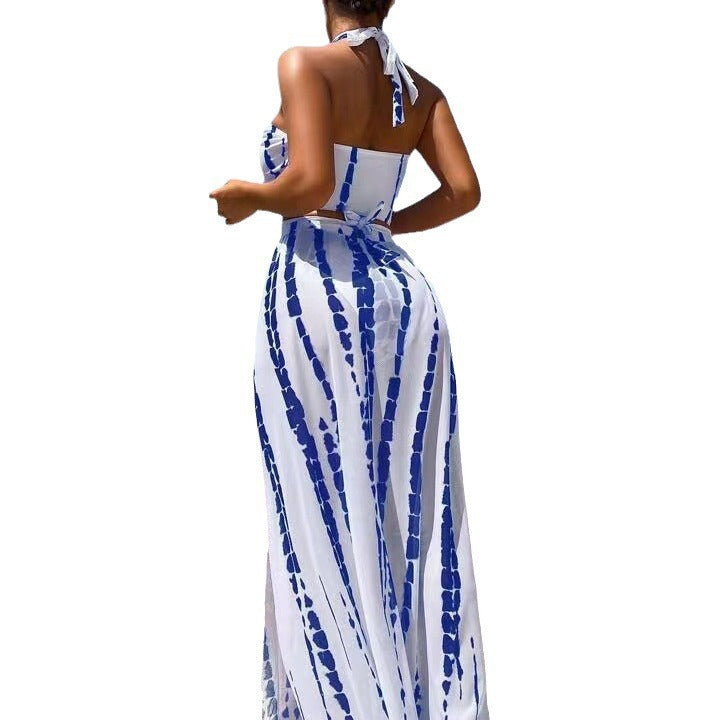 Damen Maxikleid mit verführerischen Cut-Out-Details Drune