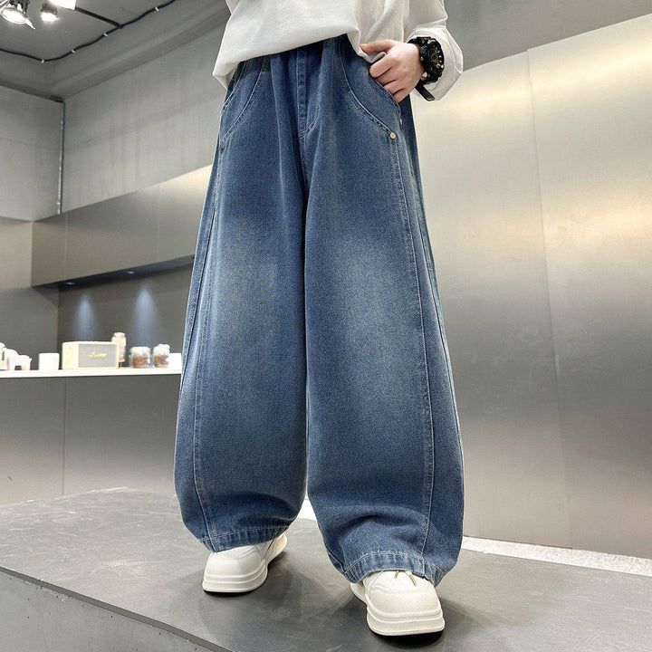 Unisex weite Jeanshose mit komfortablem Schnitt Drune