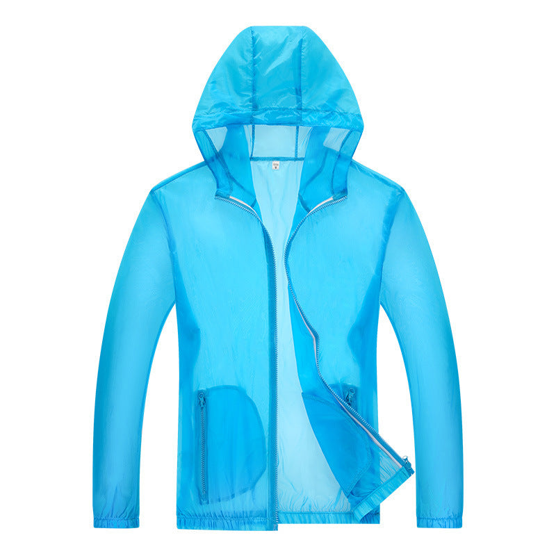 Herren ultraleichte Regenjacke mit verstellbarem Kapuzenbereich und reflektierenden Elementen Drune